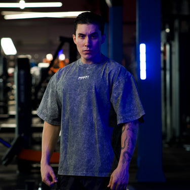 Playera Oversize Acid Wash