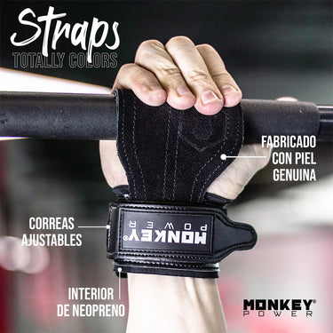 Straps Lifting Negro Gris