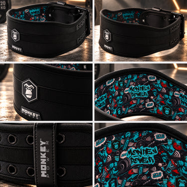 NY Power Interior Graffiti Blue Belt