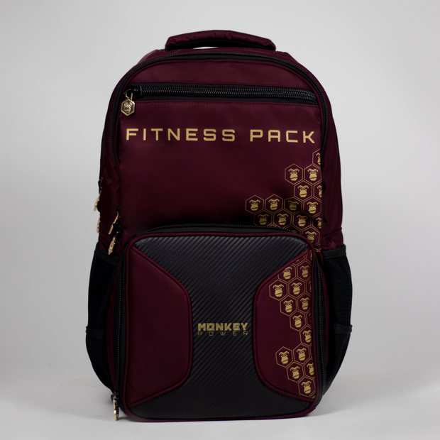 Fitness Backpack Pack Gold Wine