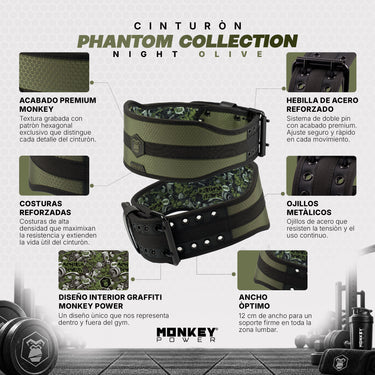 Cinturón NY Power Night Olive